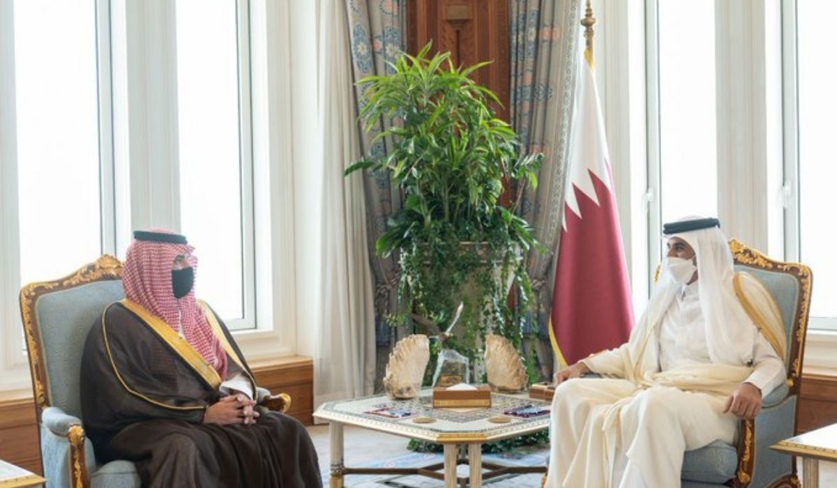 HH the Amir Meets Saudi Minister of Interior